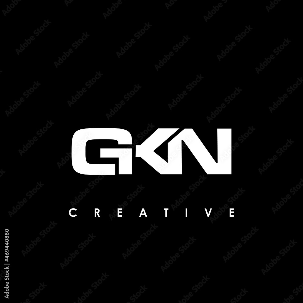 GKN Letter Initial Logo Design Template Vector Illustration GKN Letter Initial Logo Design Template Vector Illustration