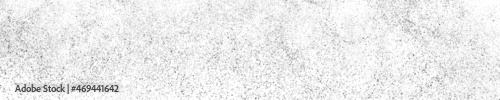 Black Grainy Texture Isolated On White. Panoramic Background. Dust Overlay. Dark Noise Granules. Wide Horizontal Long Banner For Site. Vector Illustration  EPS 10.