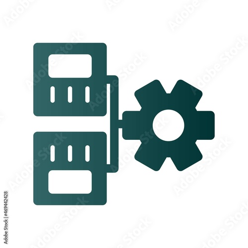 Prioritize Glyph Gradient Vector Icon Design