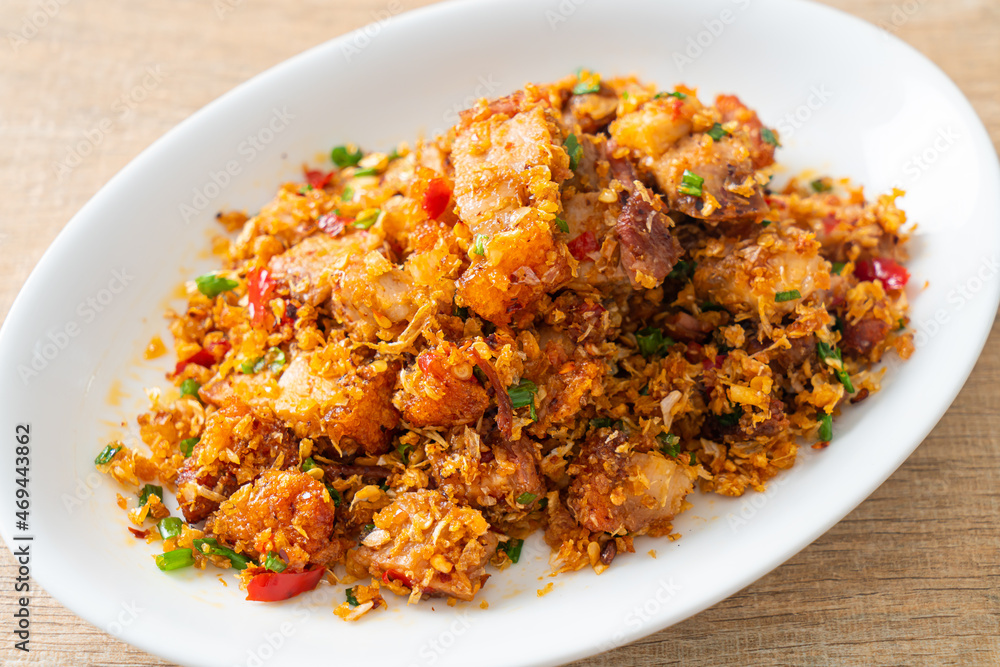 roasted crispy belly pork with salt and chili roasted crispy belly pork with salt and chili