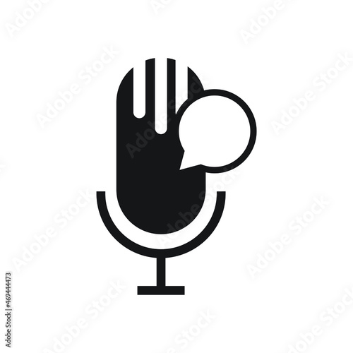 Voice translator icon design vector illustration