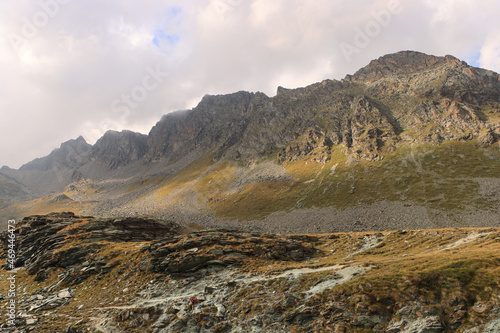 Fototapeta Naklejka Na Ścianę i Meble -  Cima di Fellaria (3080m) in den Bernina Alpen