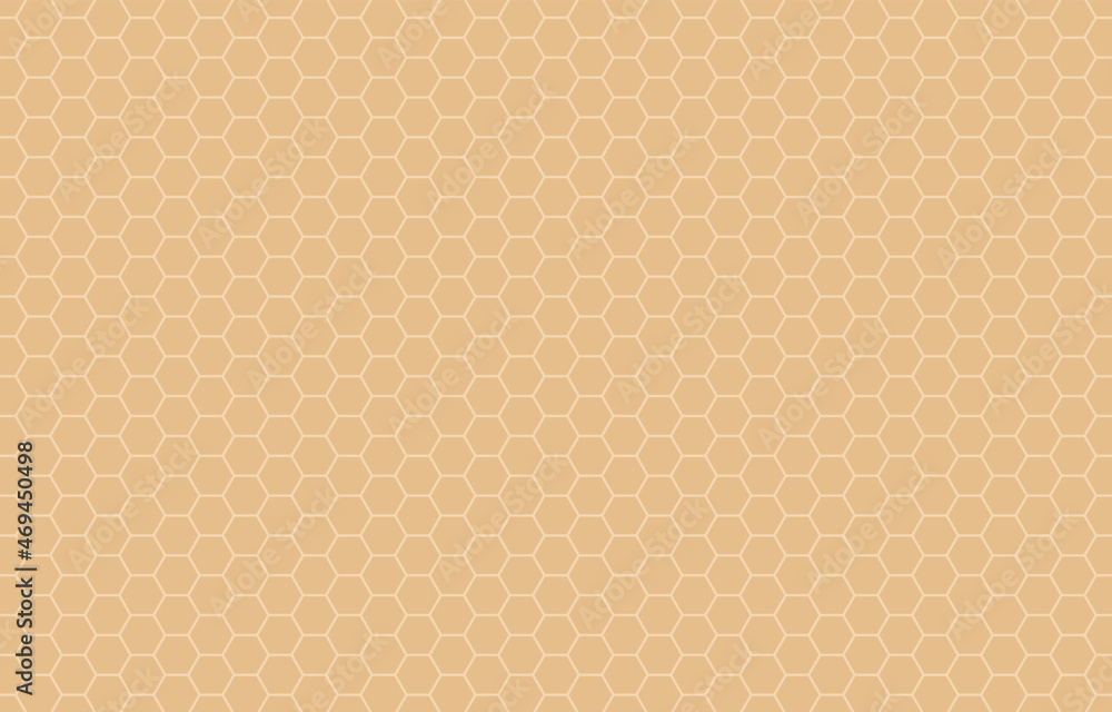 Honey hexagon bee hive honeycomb pattern seamless black and vintage golden background vector Honey hexagon bee hive honeycomb pattern seamless black and vintage golden background vector