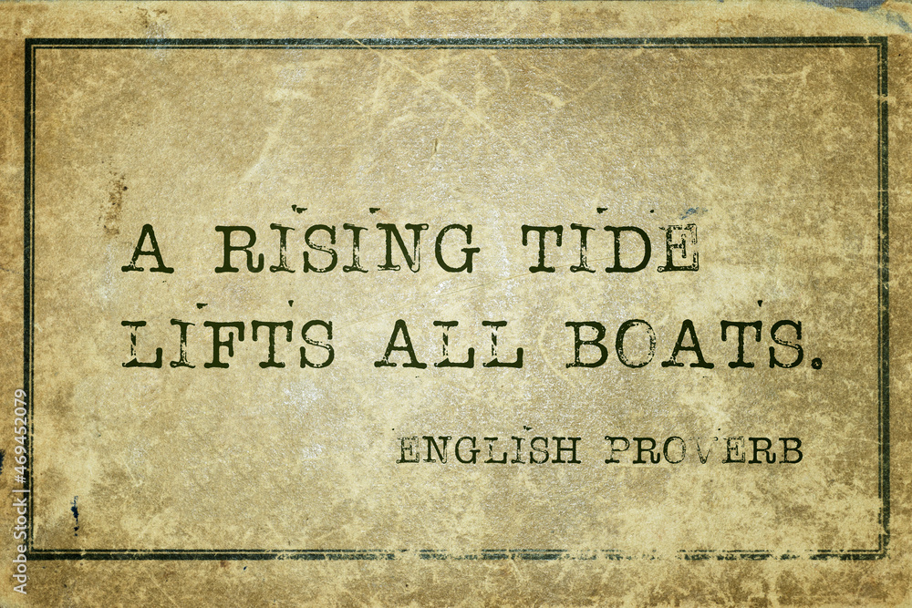rising tide EnP - obrazy, fototapety, plakaty 