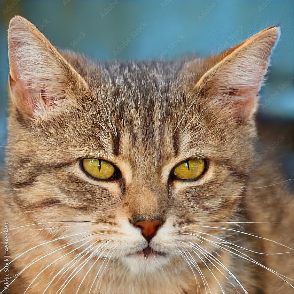 portrait of a nice cat portrait of a nice cat