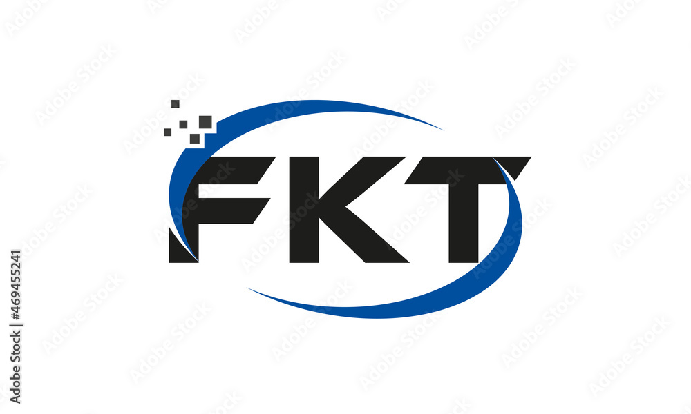 dots or points letter FKT technology logo designs concept vector Template Element dots or points letter FKT technology logo designs concept vector Template Element