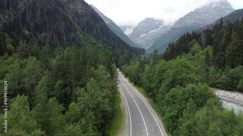 road in mountains