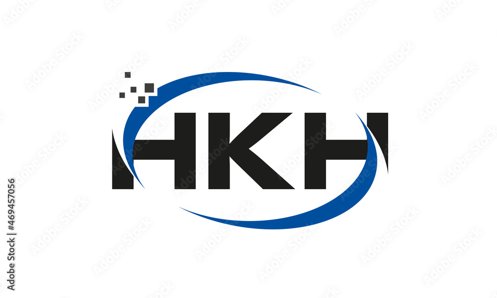 dots or points letter HKH technology logo designs concept vector Template Element dots or points letter HKH technology logo designs concept vector Template Element