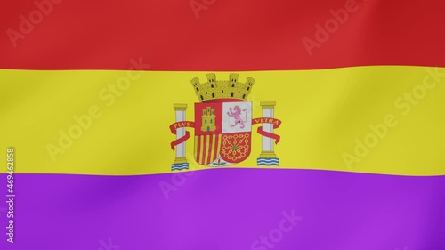 Wallpaper Mural Bandera animada, España Republicana. Torontodigital.ca