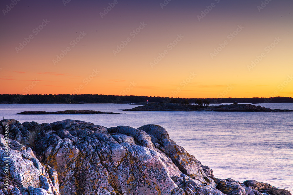 Fototapeta premium sunrise over the sea