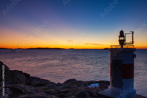 sunrise over lighthouse 