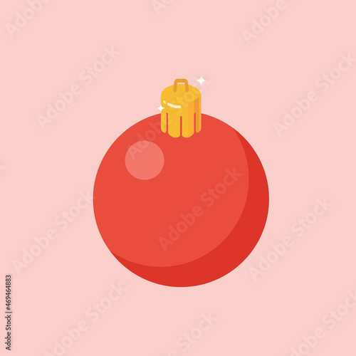 Christmas ball isometric view