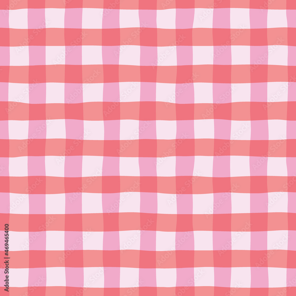 Gingham plaid vector seamless pattern. Buffalo check surface design. Geometric abstract background. Gingham plaid vector seamless pattern. Buffalo check surface design. Geometric abstract background.