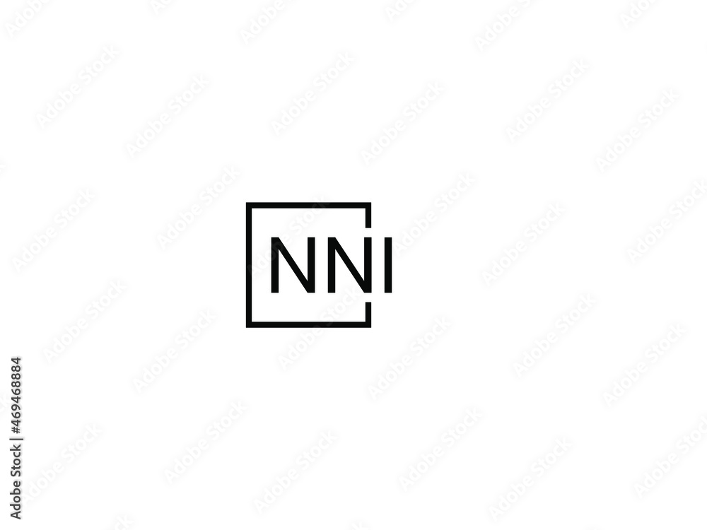 NNI letter initial logo design vector illustration NNI letter initial logo design vector illustration