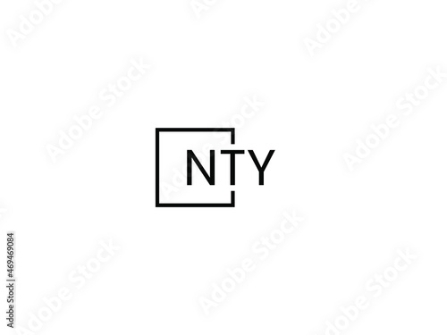 NTY letter initial logo design vector illustration