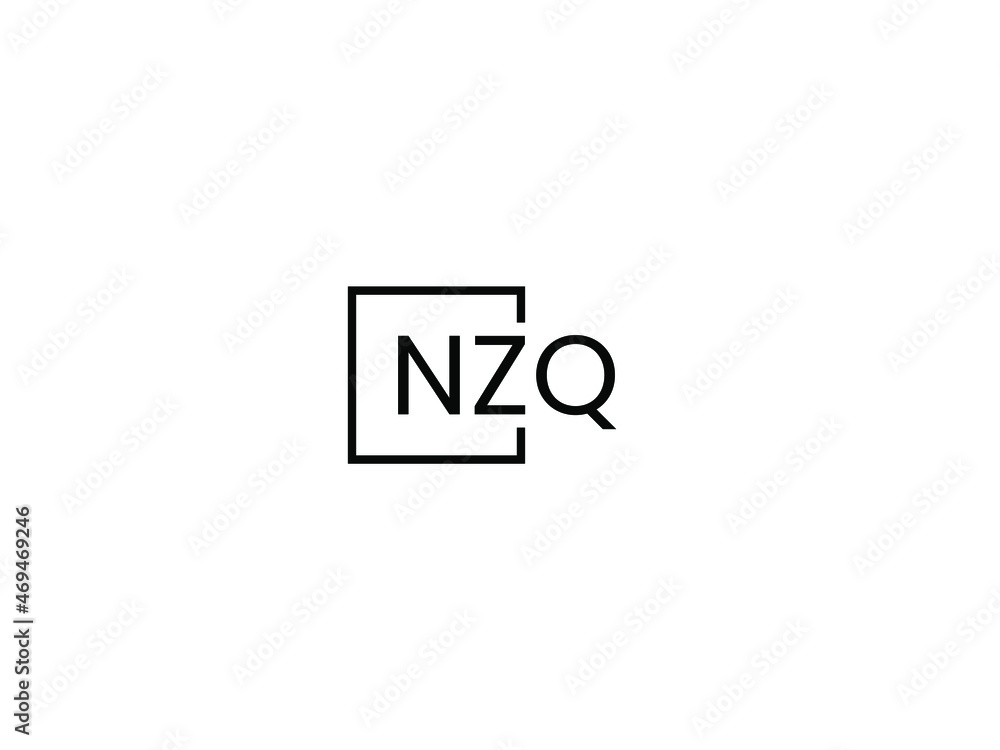 NZQ letter initial logo design vector illustration NZQ letter initial logo design vector illustration