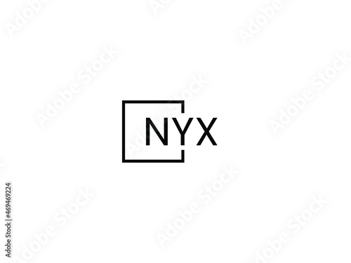 NYX letter initial logo design vector illustration
