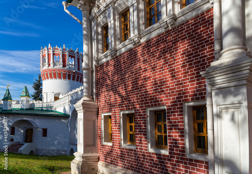 Novodevichy convent (Bogoroditse-Smolensky monastery) on a sunny autumn day. Moscow, Russia. UNESCO world heritage site photo