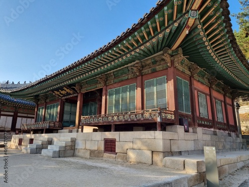 Palace of Korea at Autumn  Changgyeonggung 