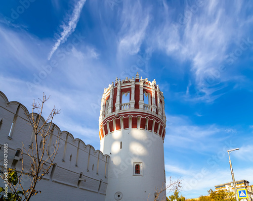 Novodevichy convent (Bogoroditse-Smolensky monastery) on a sunny autumn day. Moscow, Russia. UNESCO world heritage site photo