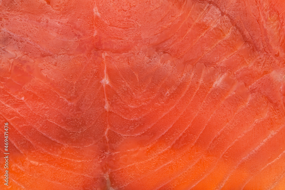 thin slices of Smoked salmon macro food background thin slices of Smoked salmon macro food background