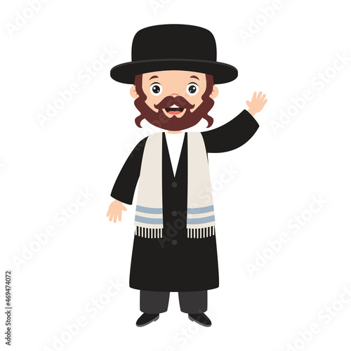 Cartoon Drawing Of A Jewish Man