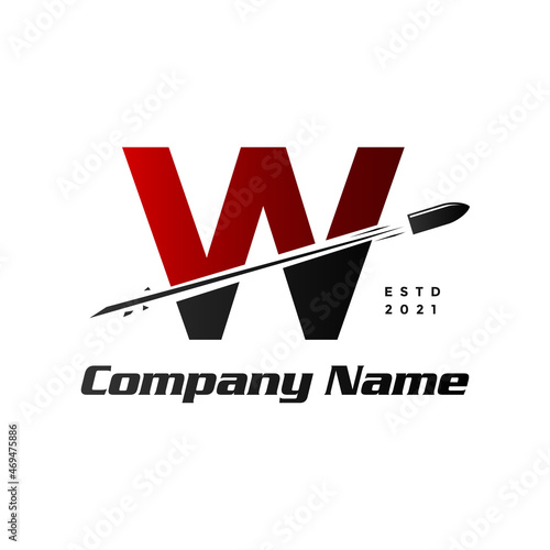 Initial W Bullet logo