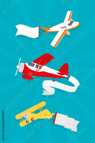planes with banners