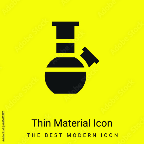Bong minimal bright yellow material icon