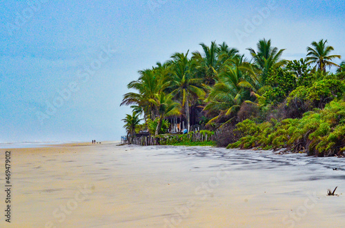 A beautiful view of Ilheus Beach in Bahia  Brazil.