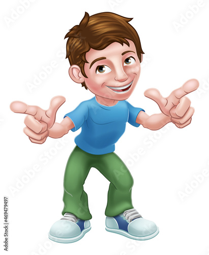 Boy Kid Cartoon Child Chara...