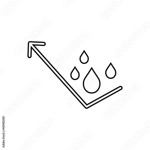 Water icon vector. liquid illustration sign. purify symbol. pure logo.