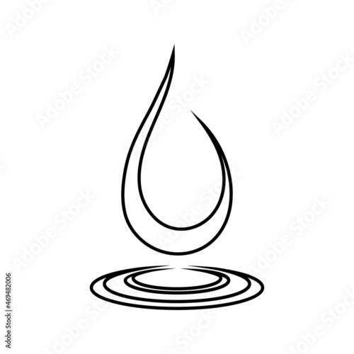 Water icon vector. liquid illustration sign. purify symbol. pure logo.