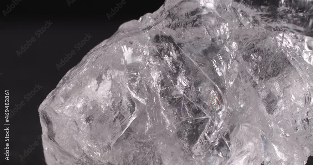 Rhinestone mineral. Close-up of the structure of the stone. Rhinestone mineral. Close-up of the structure of the stone.