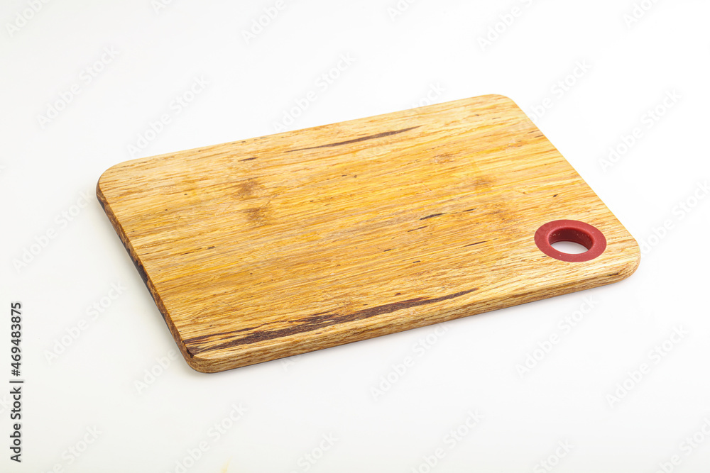 Wooden board for kitchen isolated Wooden board for kitchen isolated