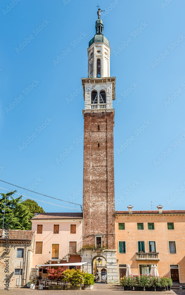 View at the Bell tower of Thiene - Italy