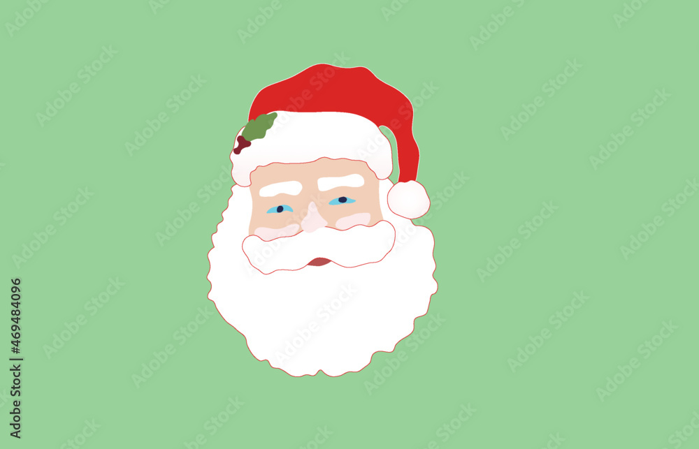 Vector illustration of Santa Claus for merry Christmas Vector illustration of Santa Claus for merry Christmas