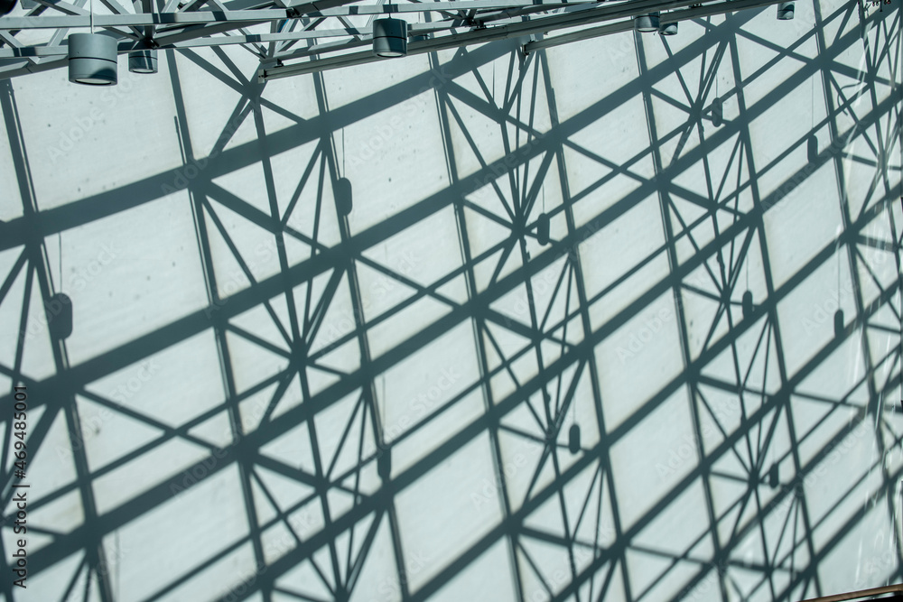 Fototapeta premium glass roof structure