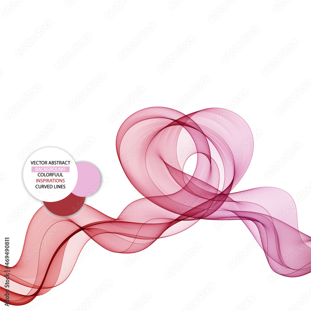 Beautiful colorful wave. Abstract red lines. Design element. Background decoration. eps 10 Beautiful colorful wave. Abstract red lines. Design element. Background decoration. eps 10
