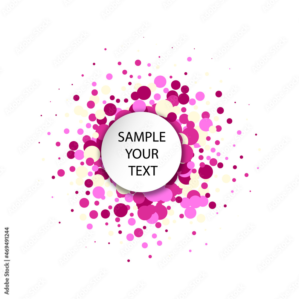 abstract multicolor design. Abstract pink Circle Background . eps 10 abstract multicolor design. Abstract pink Circle Background . eps 10