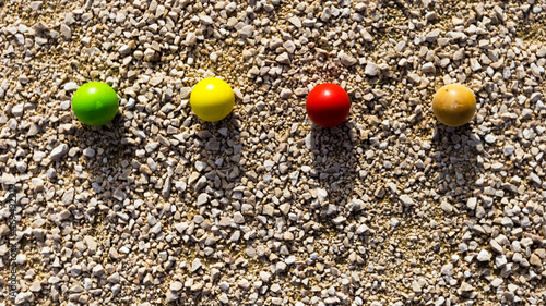 divers buts pour la pétanque photo