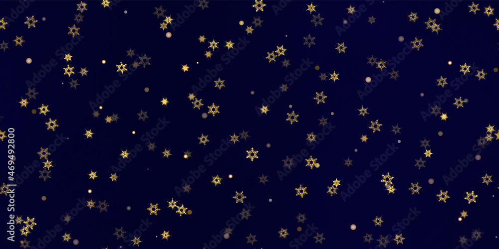 Gold snowflakes holiday seamless pattern. Gold snowflakes holiday seamless pattern.