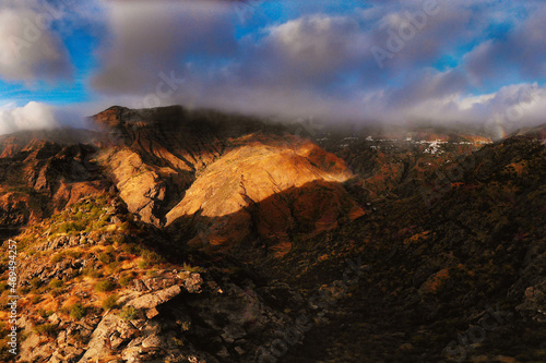 Berge und Täler in der Nähe von Tejeda auf Gran Canaria