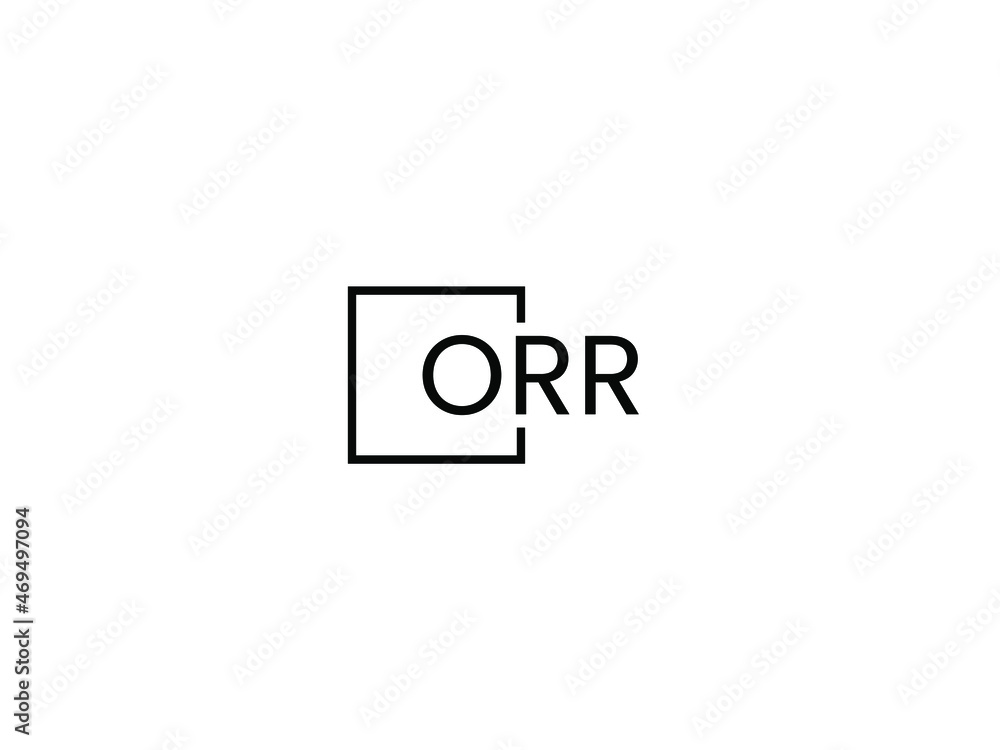 ORR letter initial logo design vector illustration ORR letter initial logo design vector illustration