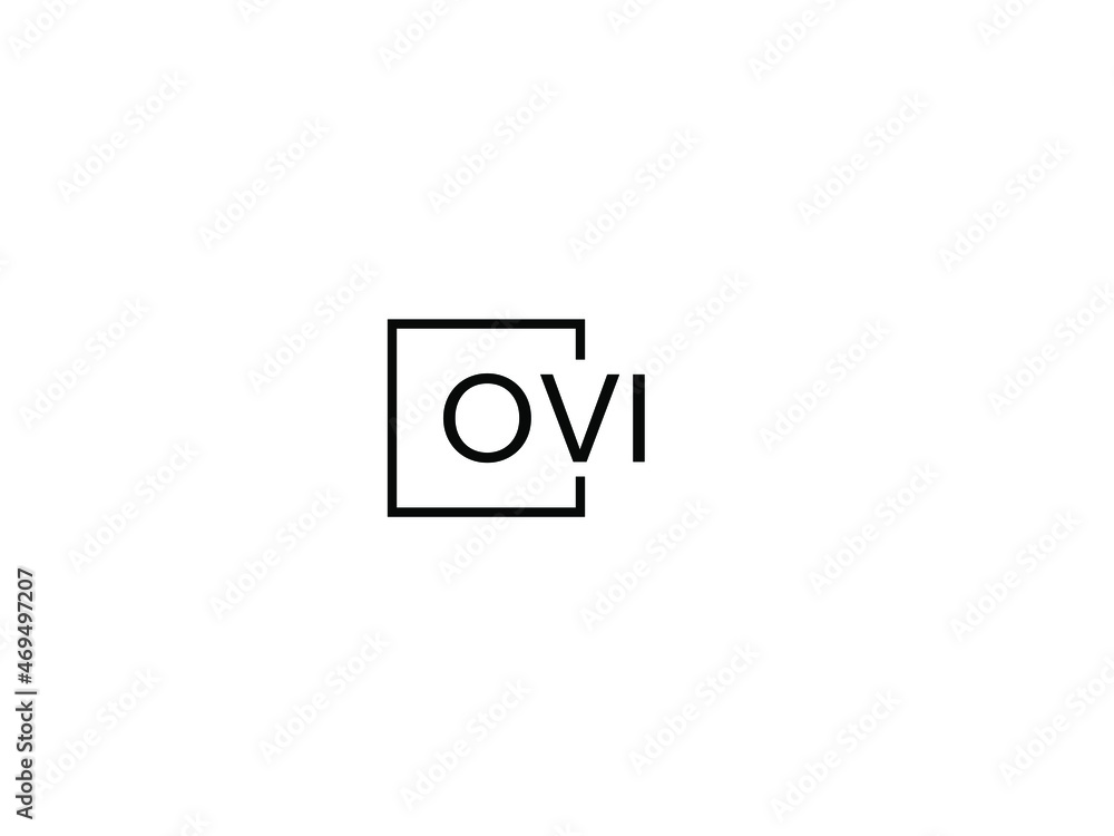 OVI letter initial logo design vector illustration OVI letter initial logo design vector illustration