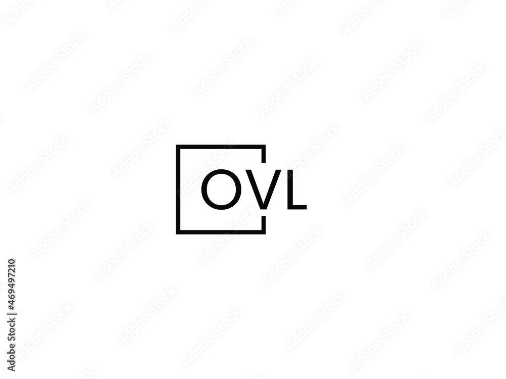 OVL letter initial logo design vector illustration OVL letter initial logo design vector illustration