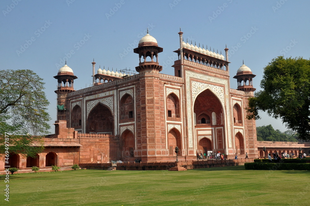 Taj Mahal Entry Gates in Agra,  India