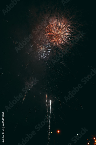 fireworks in the sky