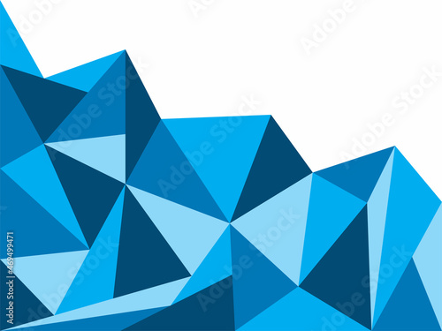 Abstract background with blue polygonal pattern