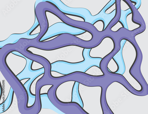 Simple background with abstract fluid pattern